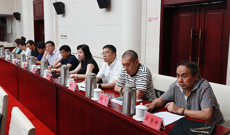 第十屆茅盾文學獎評委會第一次全體會現場