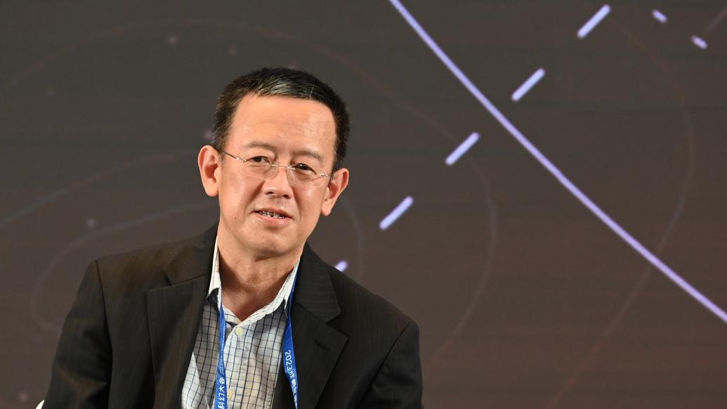 2023年10月20日,參加成都世界科幻大會的韓松