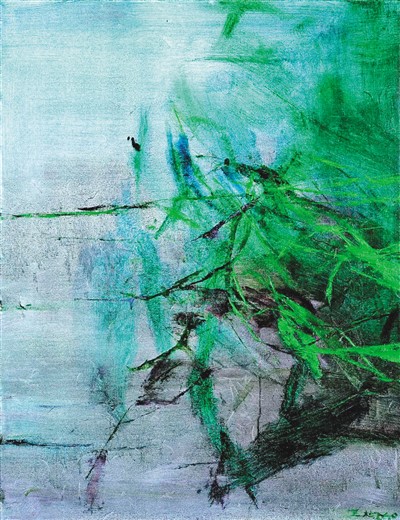 18.03.2008(油畫) 趙無極作 攝影:Dennis Bouchard