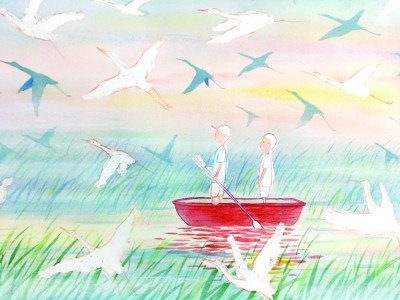 繪本《游河》過程草圖。受訪者供圖