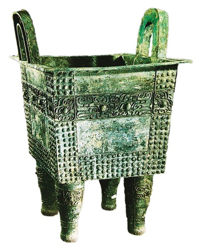 商代“杜嶺一號”方鼎。 　　本文圖片均由鄭州商都遺址博物院提供