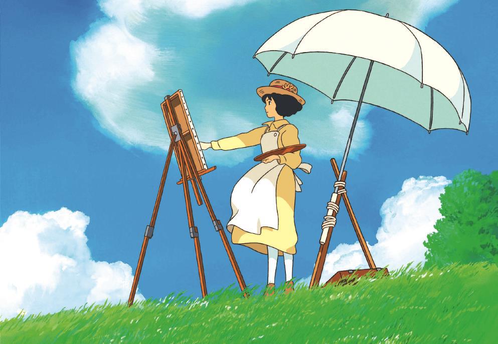 宮崎駿電影《起風了》中有一詩句出自法國象征主義詩人保爾·瓦雷里的《海濱墓園》。圖為《起風了》劇照。