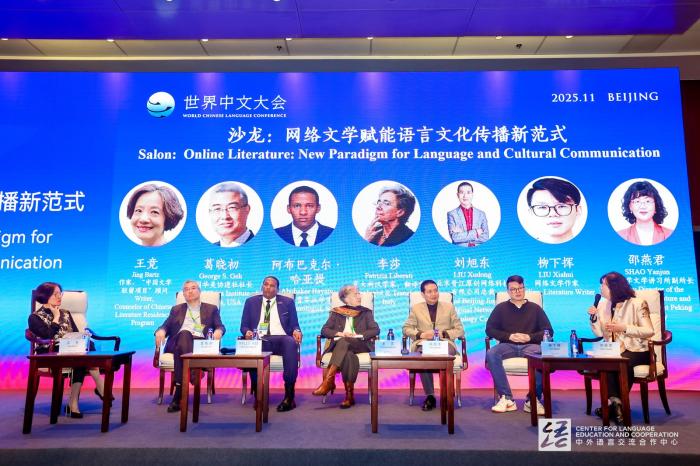 本次會議現場。教育部中外語言交流合作中心供圖